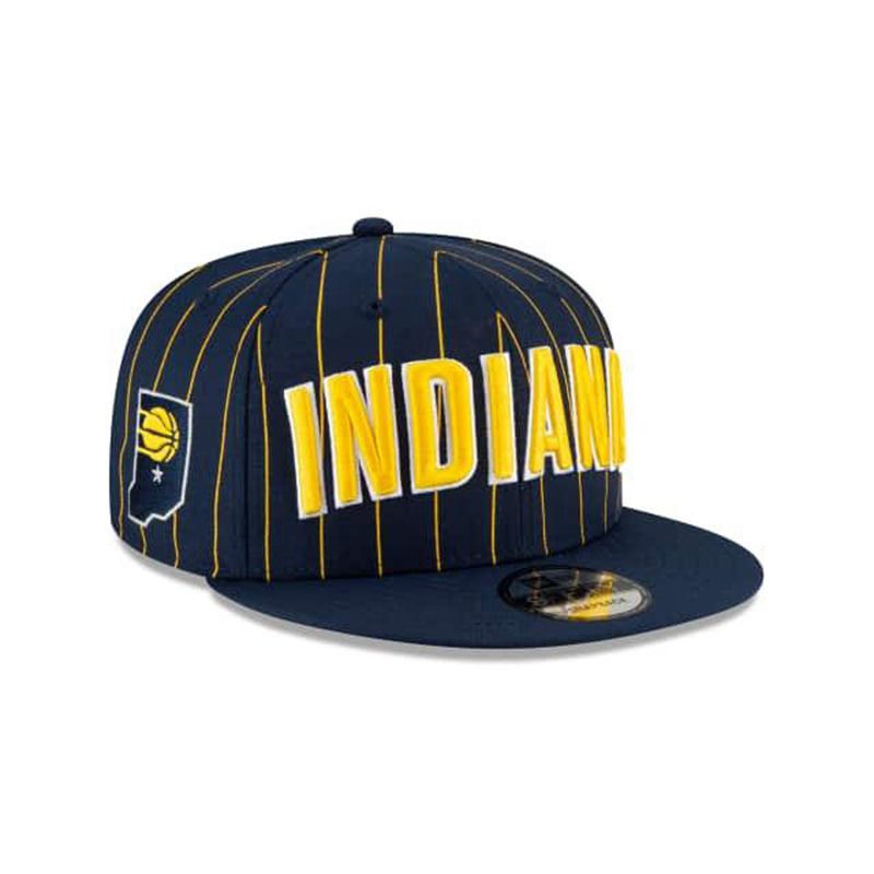 NBA Indiana Pacers City Edition 9Fifty Snapback (QJZ3784) - Black New Era Caps